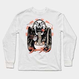 Grim Reaper Love Ramen Long Sleeve T-Shirt